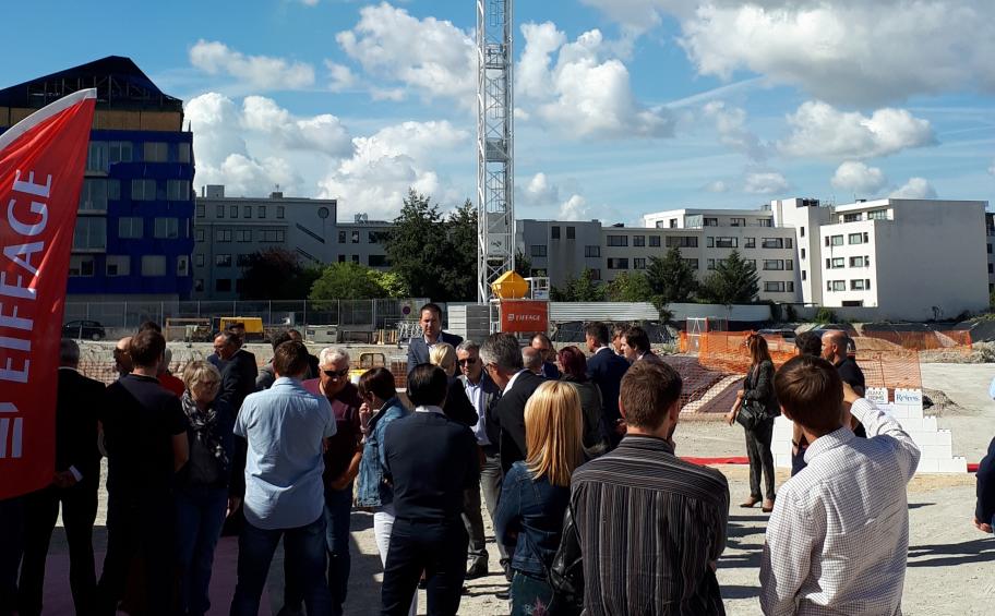 Eiffage Aménagement and the SEM Agencia lay the foundation stone of the Clairmarais development project in Reims