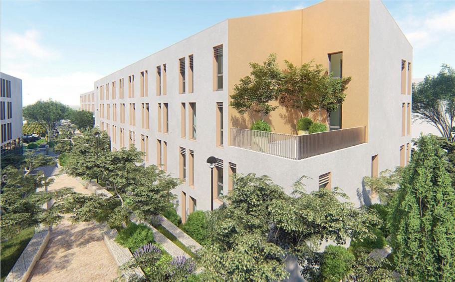 New design-realization operation of wood housing for Eiffage Construction teams in Salon de Provence