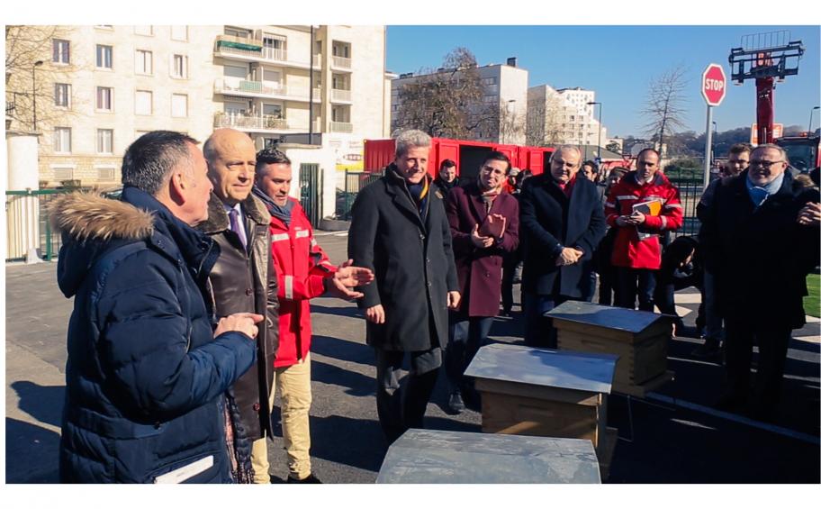inaugurate in Bordeaux Euratlantique, the platform Noé, the first platform of mutualized services inter-construction sites