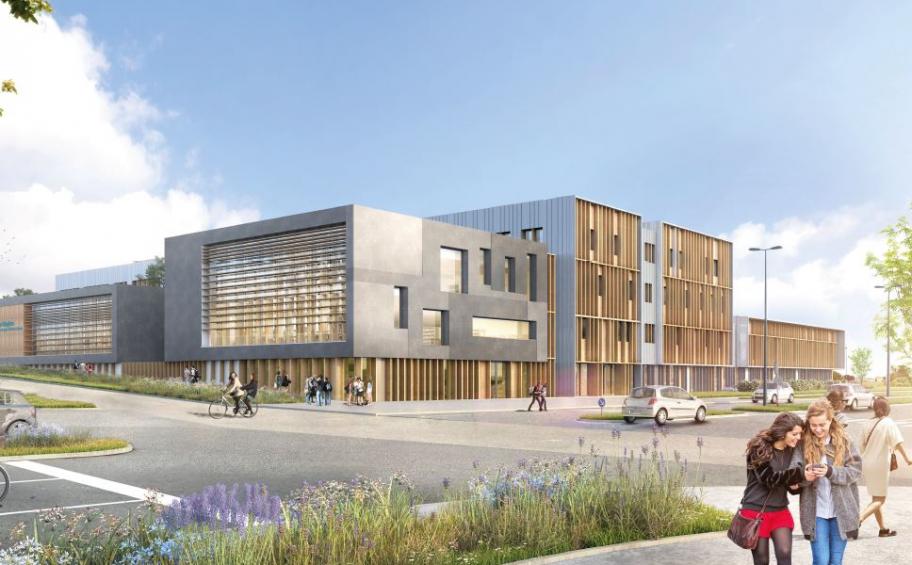 Eiffage Construction va construire le futur lycée de l’agglomération clermontoise en bois et en paille !