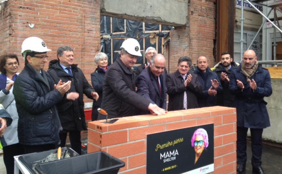 Eiffage Immobilier lays the foundation stone of the Mama Shelter hotel in Toulouse