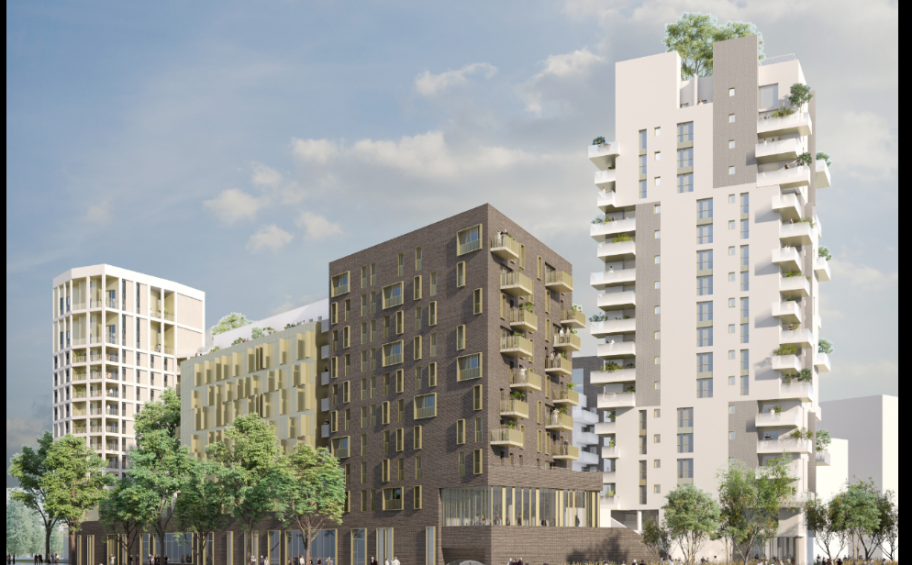 Eiffage Immobilier and Emerige plant the first tree of the part A3A4 on the Urban Develoment Zone District 