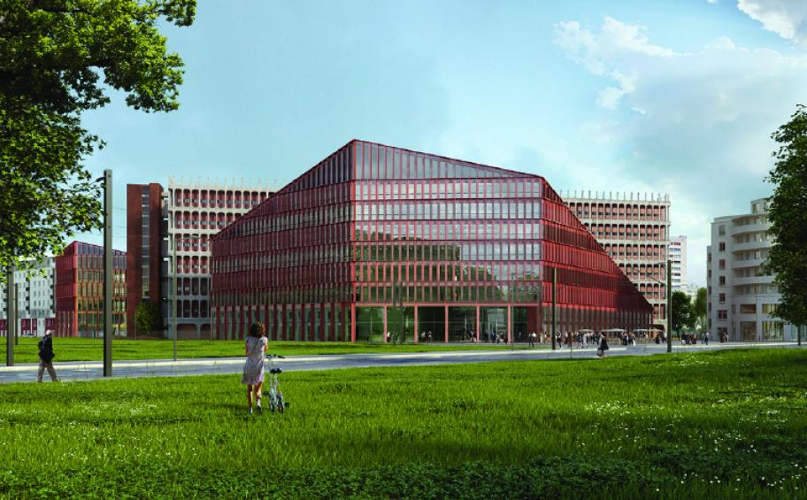 Economie Circulaire : Eiffage Construction réalise le nouveau siège d’Orange à Lyon en béton avec du granulat recyclé