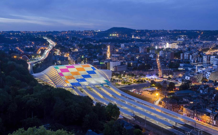 Eiffage Benelux, filiale d'Eiffage Construction, soutient un grand projet artistique à la gare de Liège-Guillemins