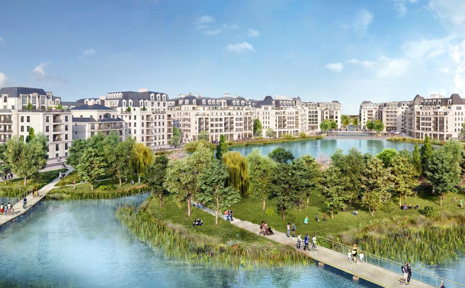Eiffage Immobilier launches the works of Esprit Lac in the new district Panorama in Clamart (92)