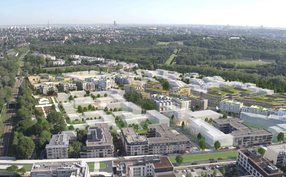 LaVallée's 3D visit, an eco-district developed by the SEMOP Châtenay-Malabry Parc-Centrale with Eiffage Aménagement