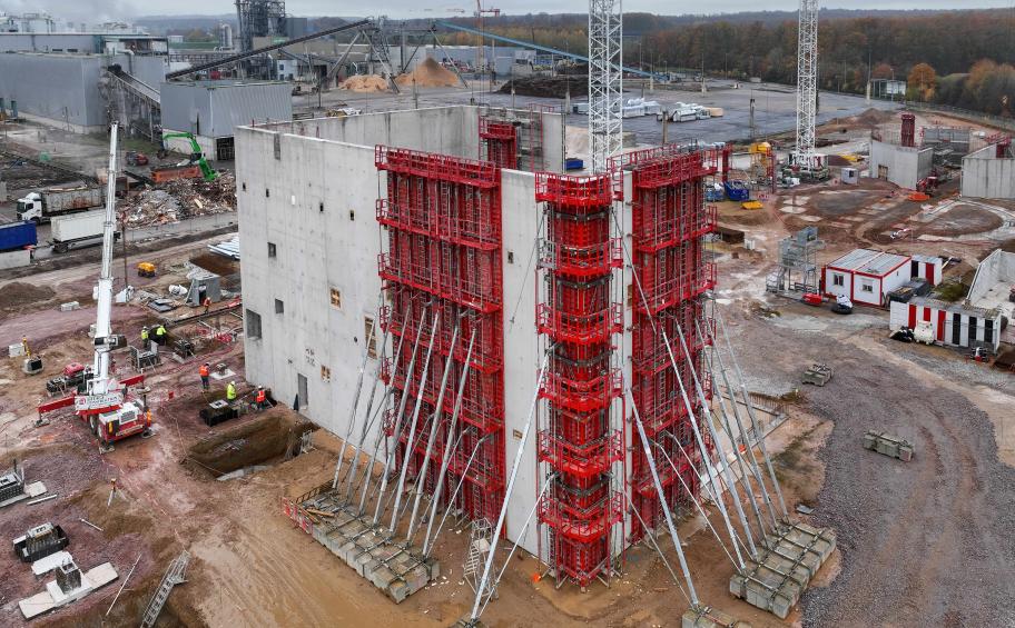 Eiffage Construction construit la plus grande unité de cogénération biomasse de France (88)
