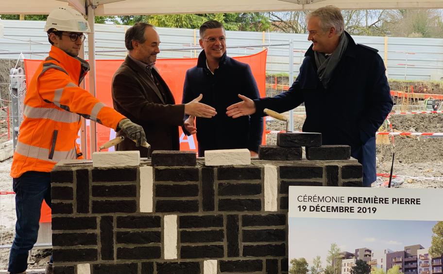 Eiffage Immobilier pose officiellement la première pierre de la résidence Revd’O à Valenciennes