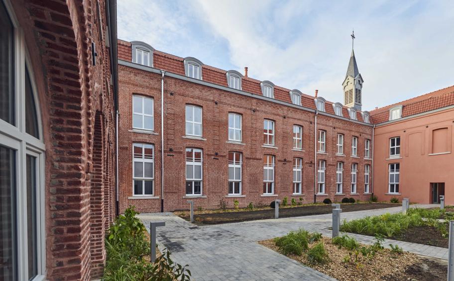 Eiffage Immobilier inaugurates the Marguerite de Constantinople residence (59), a former convent renovated into 57 social housing units