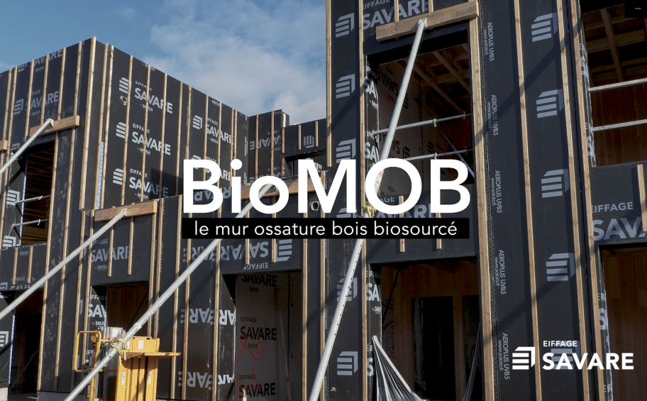 Construction bois et paille : découvrez le bioMOB, l’un des savoir-faire de Savare, filiale d’Eiffage Construction