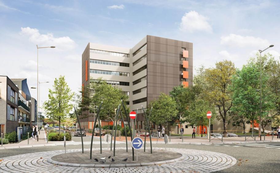 A Villeneuve d’Ascq, Eiffage Immobilier transforme des bureaux en 189 logements pour étudiants et jeunes actifs