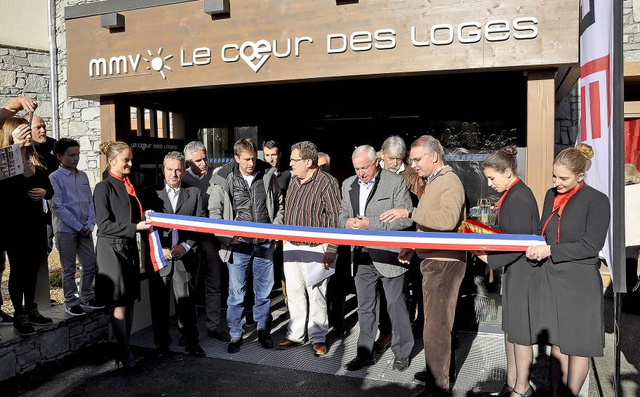 Inauguration of the Le Coeur des Loges tourist residence in Les Ménuires
