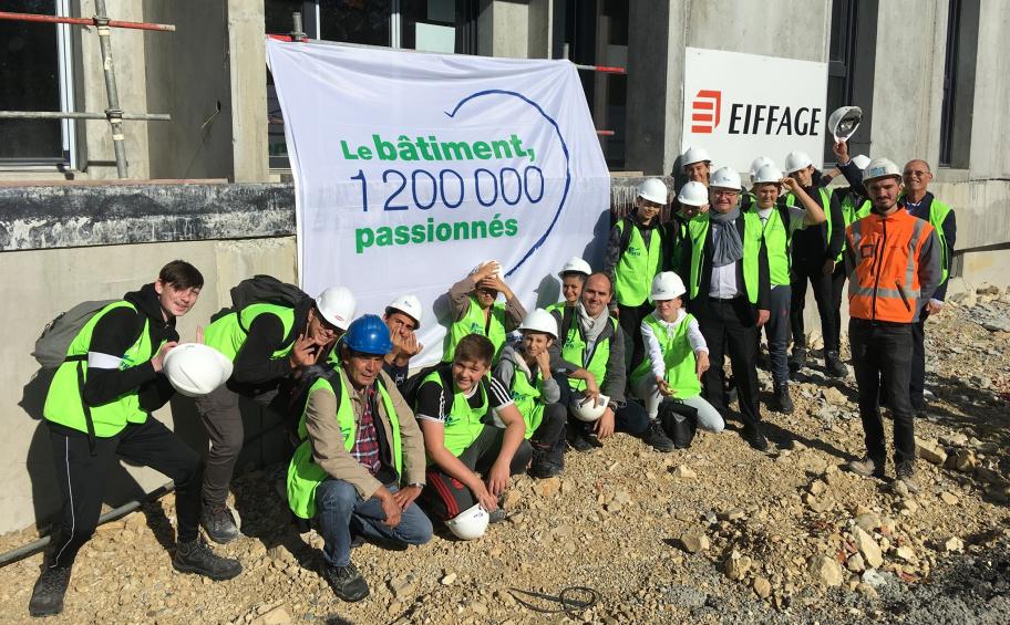 Coulisses du Bâtiment 2019 : plus de 500 collégiens et lycéens ont découvert nos chantiers et métiers partout en France!
