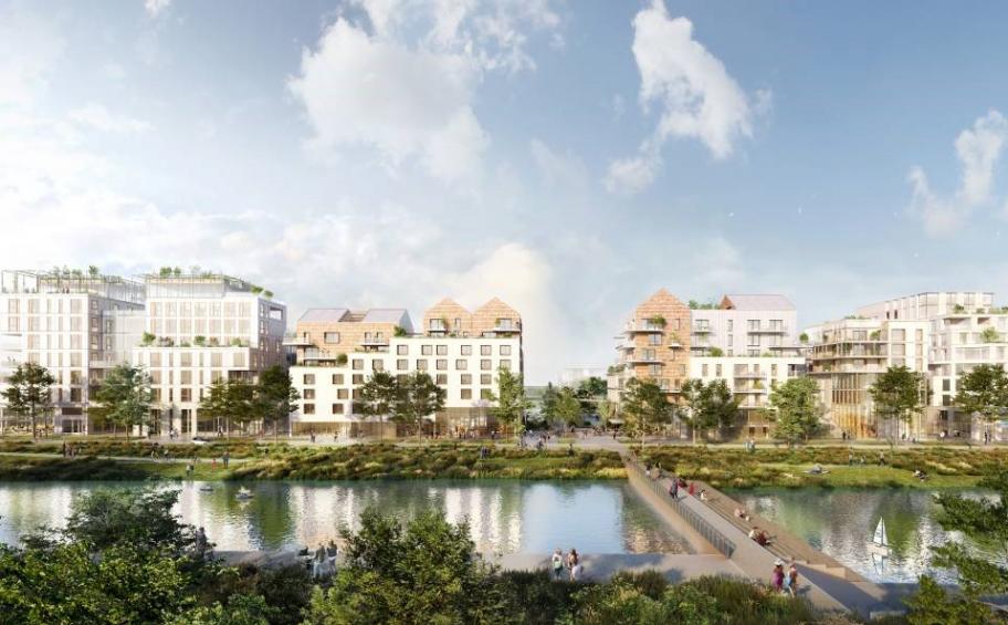Eiffage Construction remporte le marché d’un programme immobilier éco-conçu de 20 000 m2, nommé Gaïa (76)