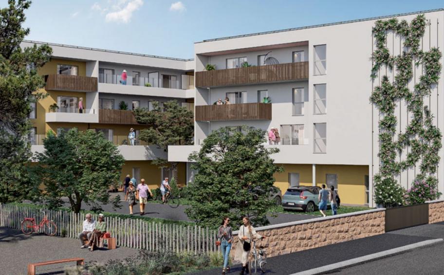 Eiffage Construction remporte le marché d’une nouvelle Résidence Services Séniors « Les Girandières » de 96 logements à Plérin (22)