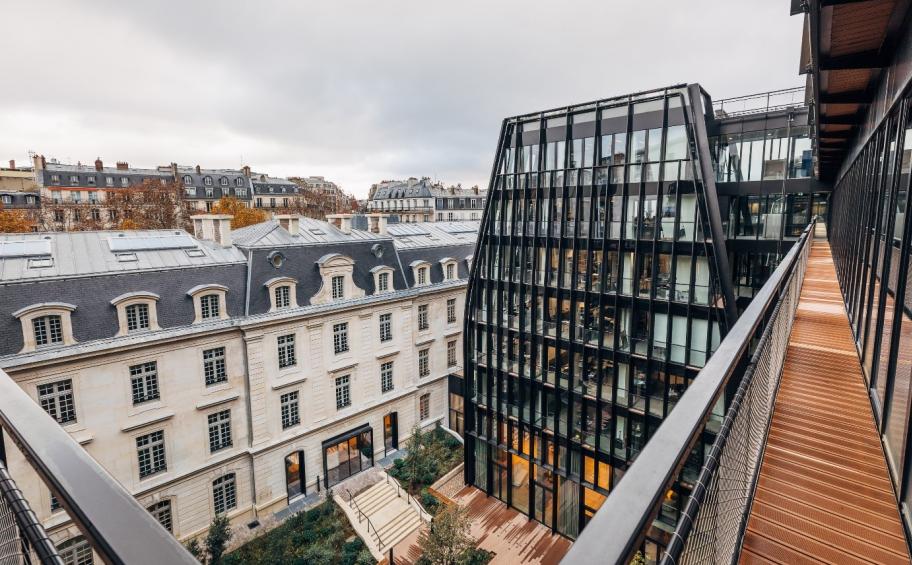 Eiffage Construction livre un nouvel ensemble de bureaux rue de Laborde dans le 8e arrondissement de Paris
