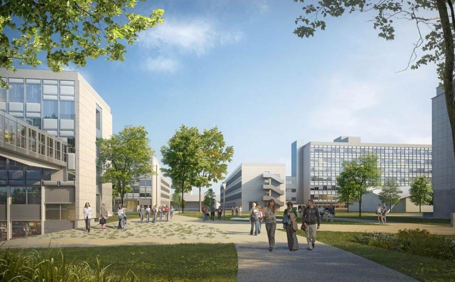 Rehabilitation of the eco-campus LyonTech-la Doua is starting