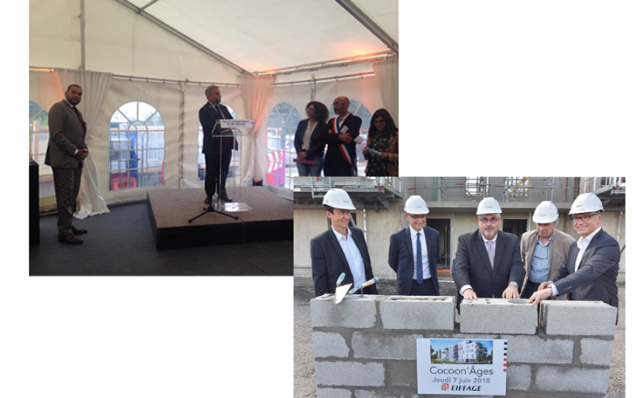 Eiffage Immobilier and Répro-cité launch the construction of two new residences Cocoon'Âges in Ivry-sur-Seine and Clermont-Ferrand