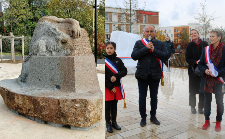 The Châteauneuf district of Guyancourt gets a new work of art as part of the charter 