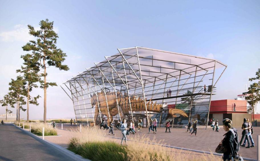 Eiffage Construction choisie pour construire la cité provisoire et l’abri du « Dragon », future attraction géante de la plage de Calais