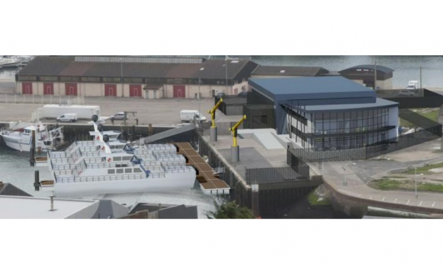 Entre air et mer : Eiffage Construction réalisera la base de maintenance du Parc Eolien en Mer de Fécamp