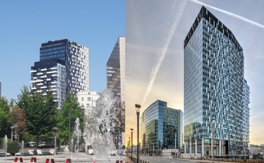 The new tower The One, signed by Eiffage Benelux, is now part of the Brussels landscape