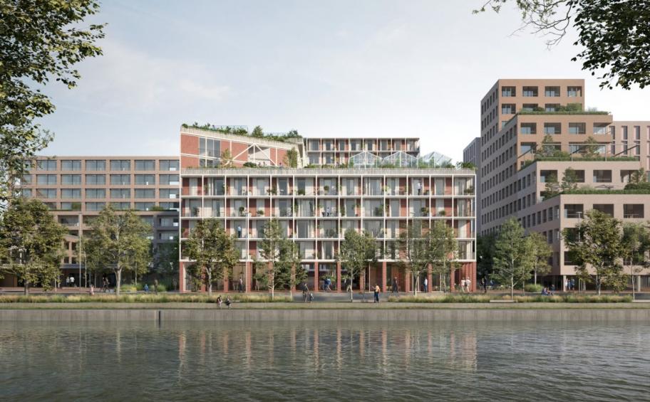 Eiffage Immobilier a remporté le concours « Starlette Terrasses » avec le projet « Lorelei » à Strasbourg