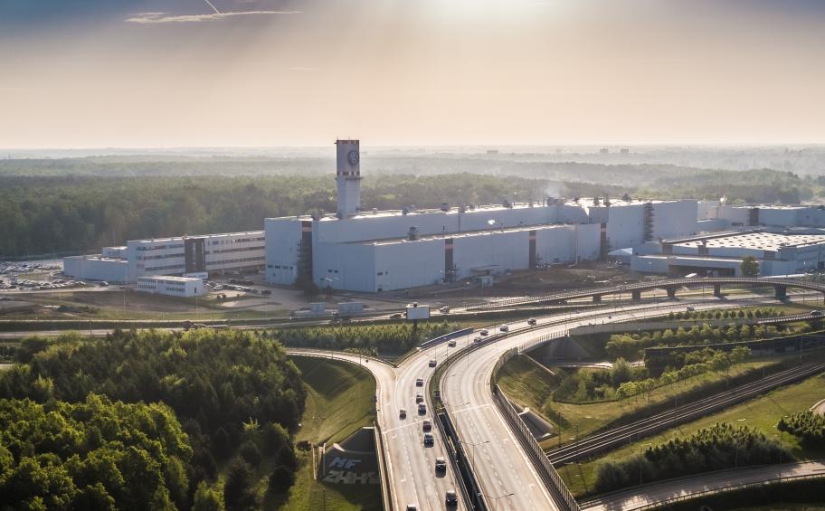 Volkswagen choisit Eiffage Polska Budownictwo pour réaliser les 48 000 m² d’extension de son usine d’Antoninek