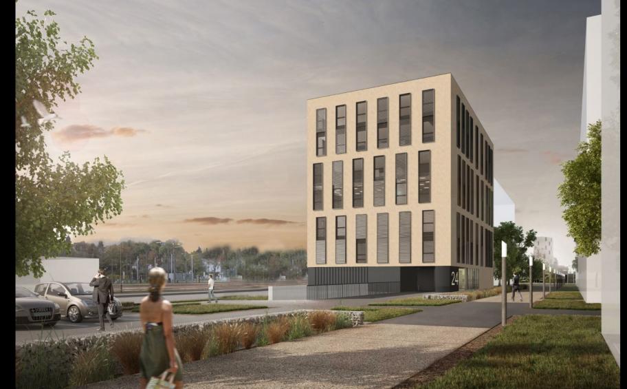 The planner CITIVIA chooses Eiffage Immobilier to realize an office building in the URBAN DEVELOPMENT ZONE of Mulhouse - Park