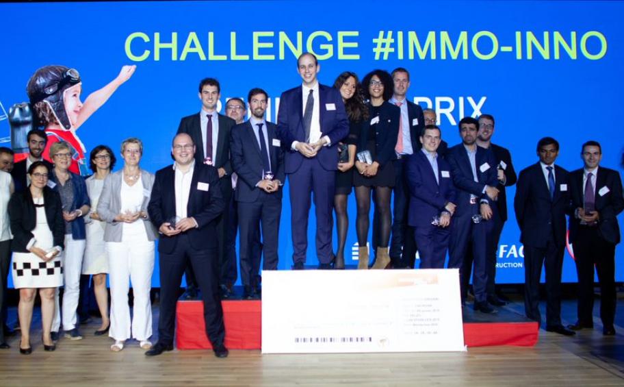 The prize list of the challenge #immo-inno revealed during  the convention Eiffage Immobilier after 9 months of competition