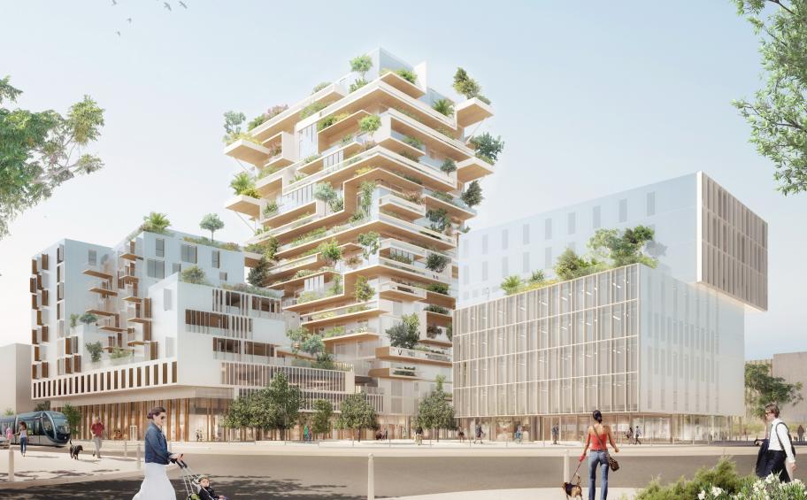 Eiffage Immobilier lauréat de l’appel à projets pour la tour à ossature bois Hyperion à Bordeaux