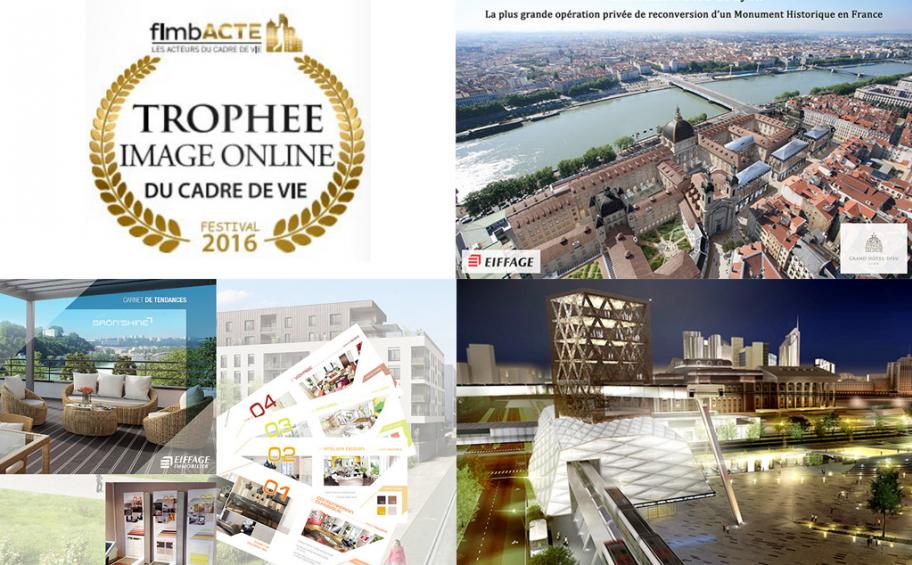 Trophées Image Online 2016 Fimbacte : votez pour l'un des trois projets Eiffage !
