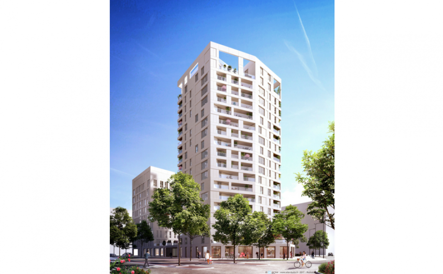 Lancement de la construction des tours de logements et bureaux Vizio dans le quartier novateur d’Euronantes