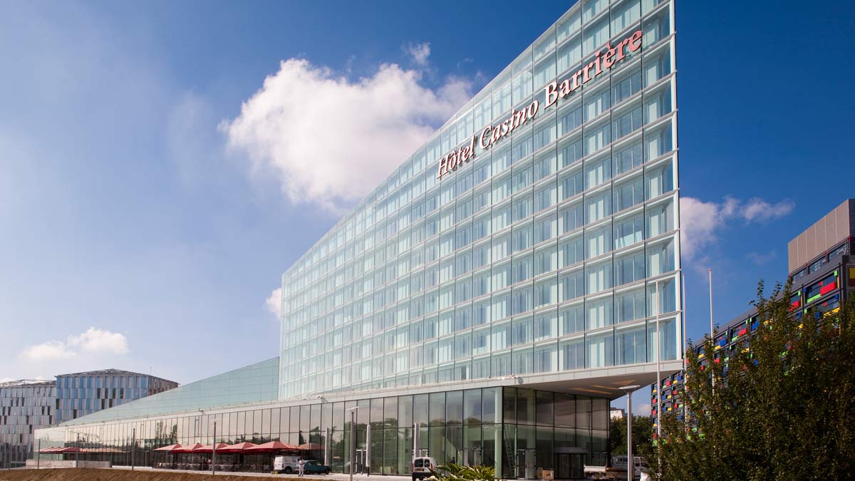Le bâtiment de L'hôtel-Casino Barrière de Lille a été réalisé par Eiffage Construction