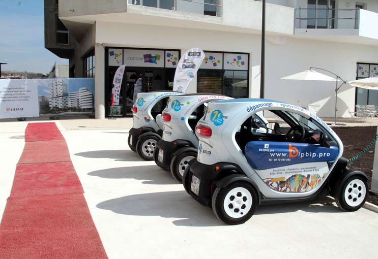 Les habitants de l'écoquartier Smartseille ont accès à des véhicules électriques partagés.