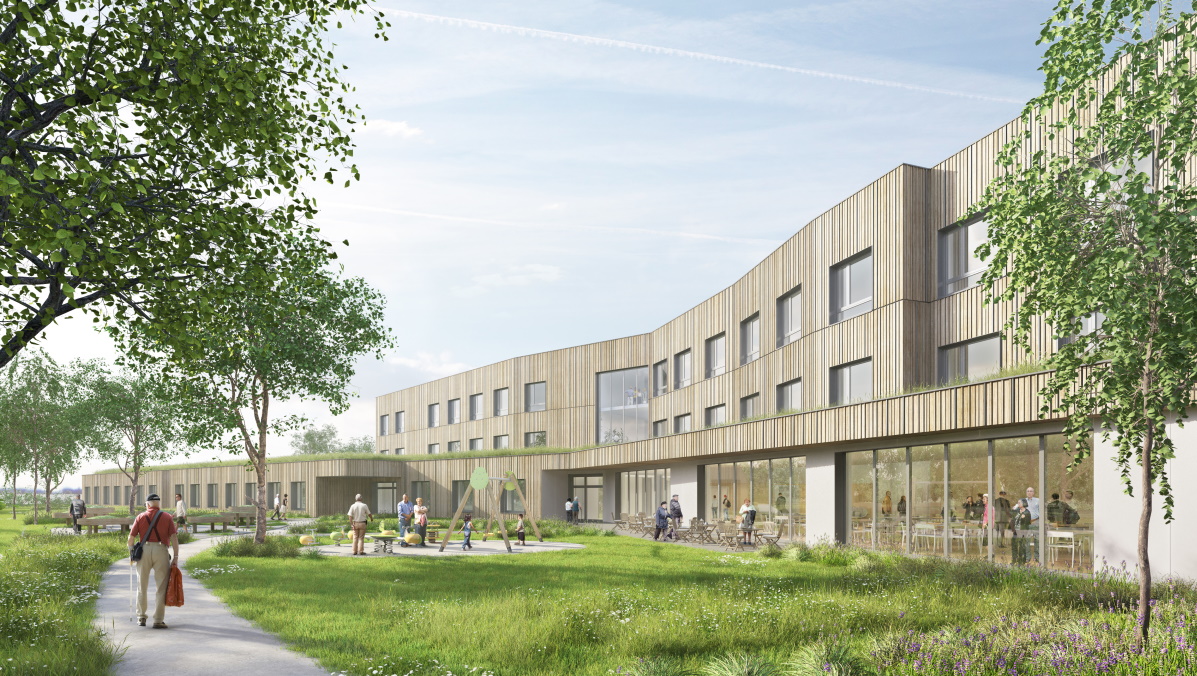 Passive and low carbon nursing home : Cysoing