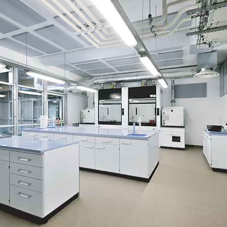 Travaux dans les laboratoires