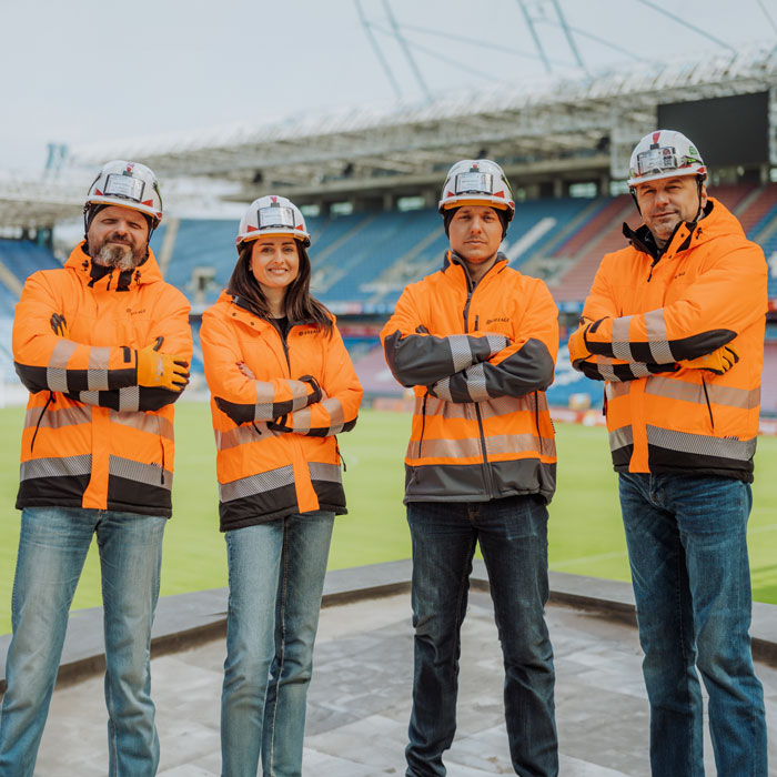 Part of the Eiffage Polska Budownictwo team