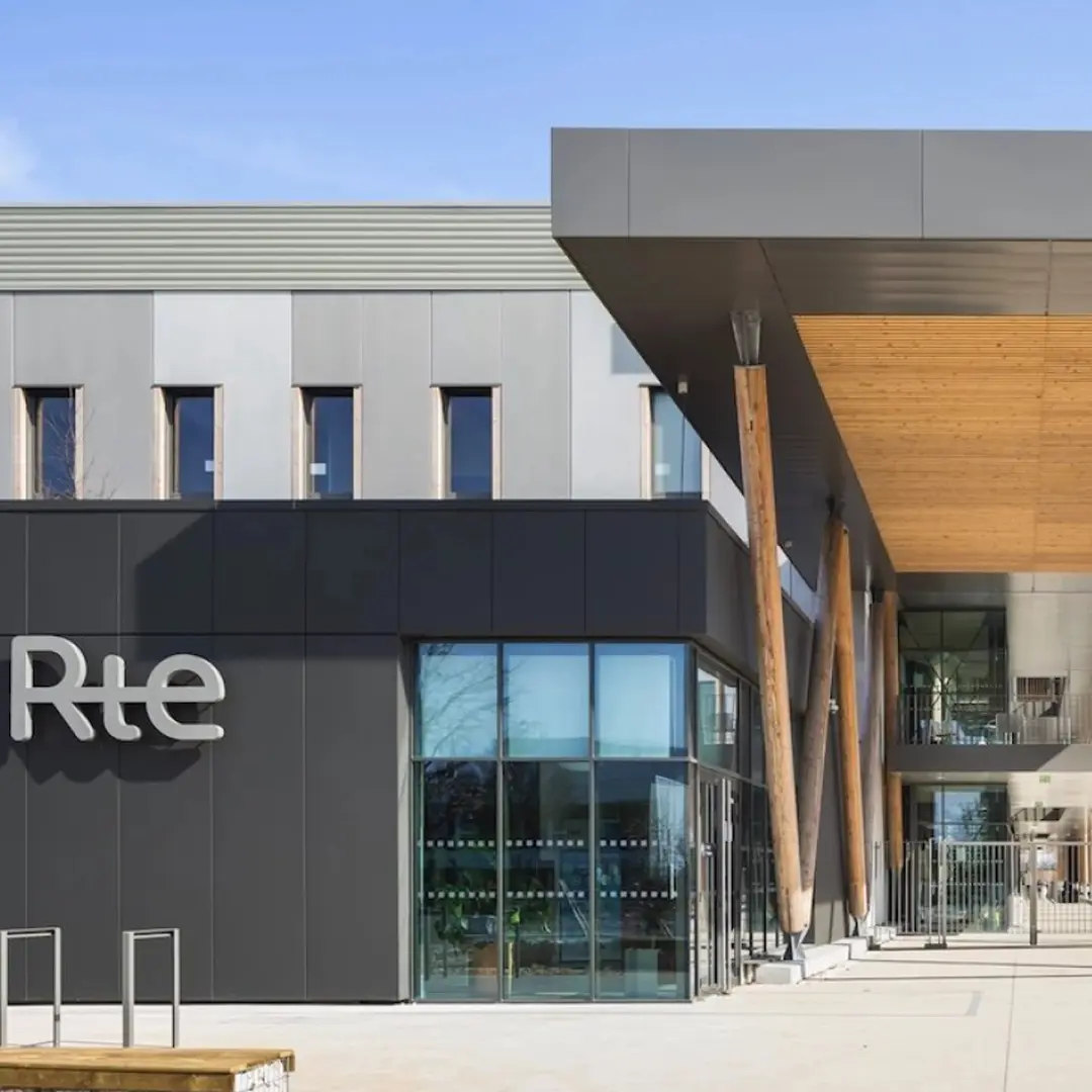 The entrance to RTE's Transfo Campus