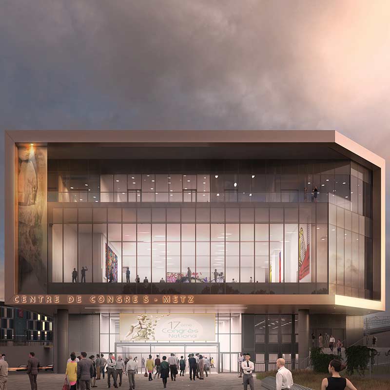 Le Centre des Congrès Robert Schuman de Metz